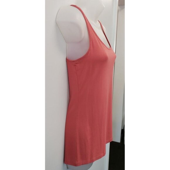 Eileen Fisher Jersey Shell Tank Top Women's XXS Dusty Pink Viscose Sleeveless - Picture 9 of 10